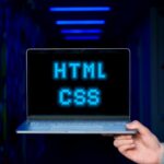 Tło programistyczne z tekstem html
